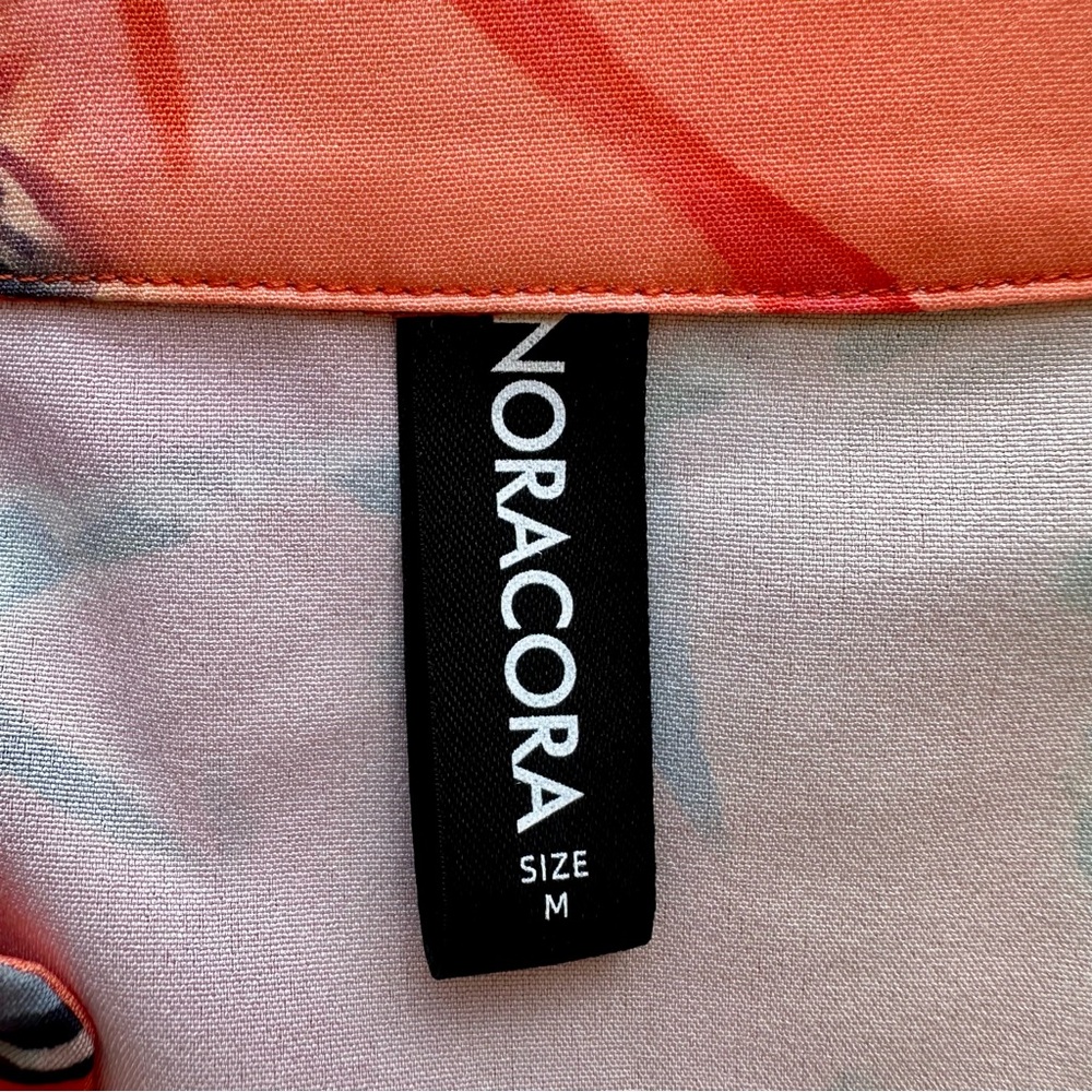 NORACORA orange and multi color blouse - Picture 9 of 10